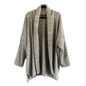 Eskandar Black & White 100% Cashmere Cardigan